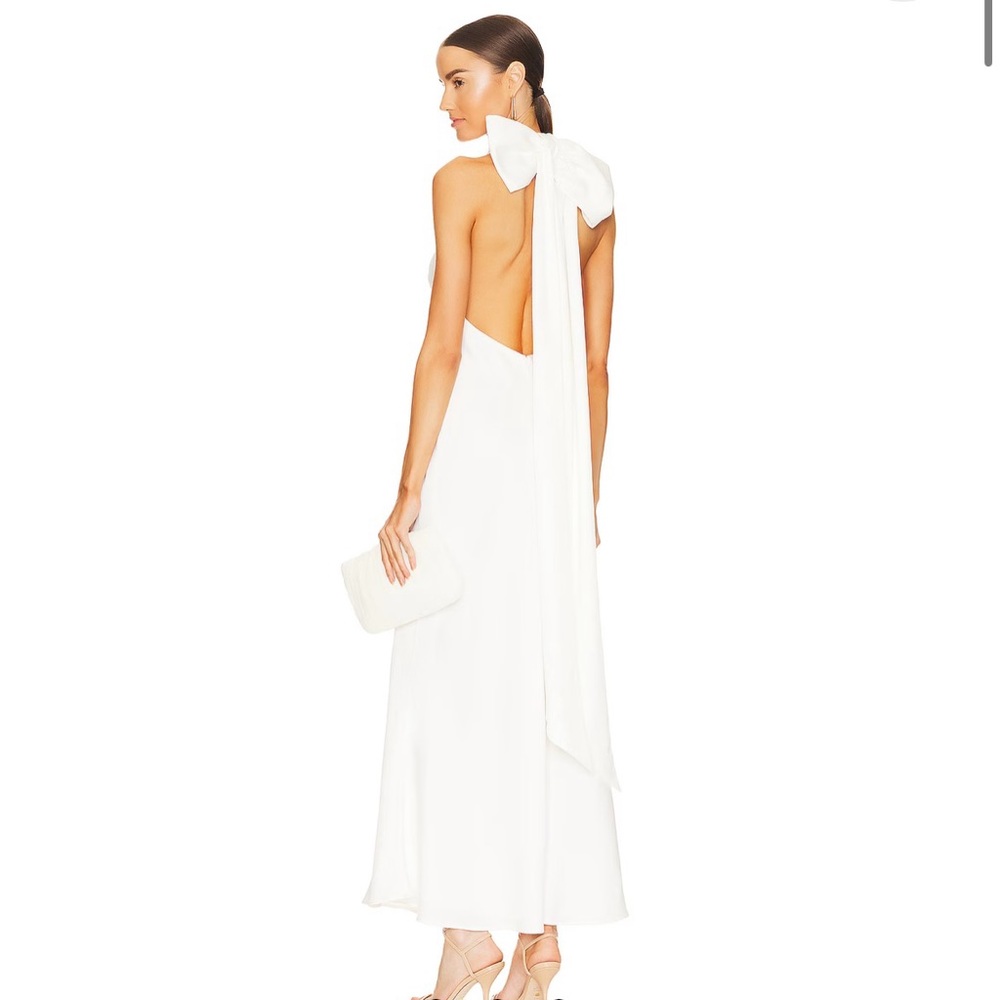 Misha x Revolve Evianna Satin gown